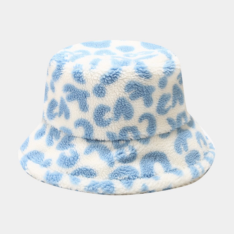 BK00078 Lichtgekleurde vissershoed met luipaardprint