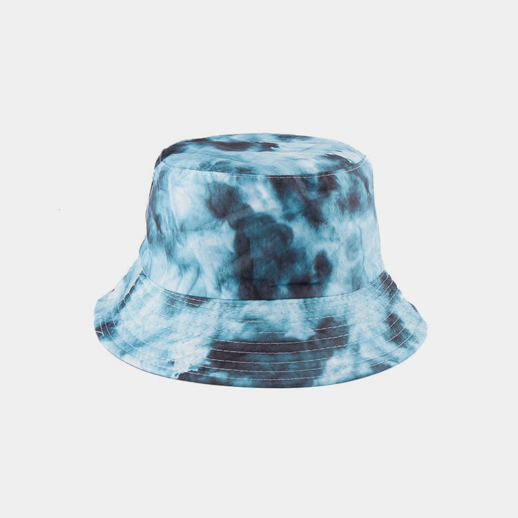 BK00004 Dubbelzijdige tie-dye veelzijdige vissershoed voor volwassenen