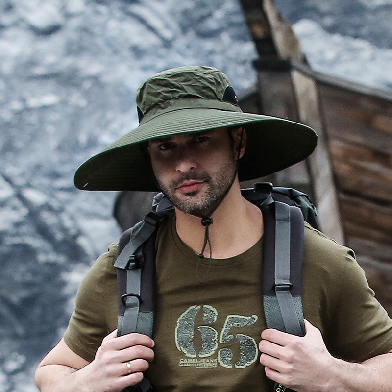 BK00028 Zonnebrandcrème grote dakrandhoed, waterdichte, sneldrogende emmerhoed BK00028 Zonnebrandcrème grote dakrandhoed, waterdichte, sneldrogende emmerhoed