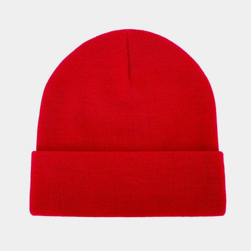 H00002 Effen herfst-winter gebreide buitenmuts voor heren en dames