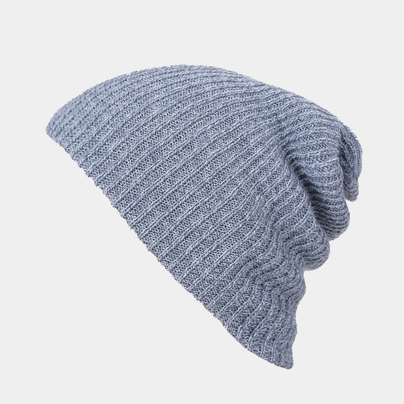H00059 Gerolde gebreide muts voor volwassenen