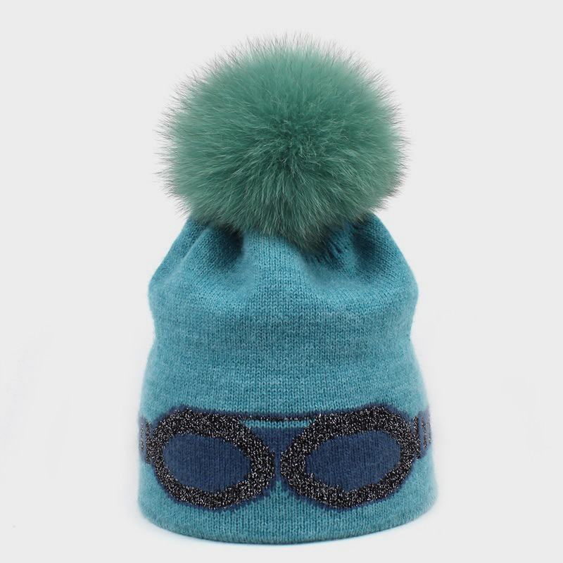 H00095 10% wol 90% geborsteld garen jacquard gebreide muts voor volwassenen H00095 10% wol 90% geborsteld garen jacquard gebreide muts voor volwassenen