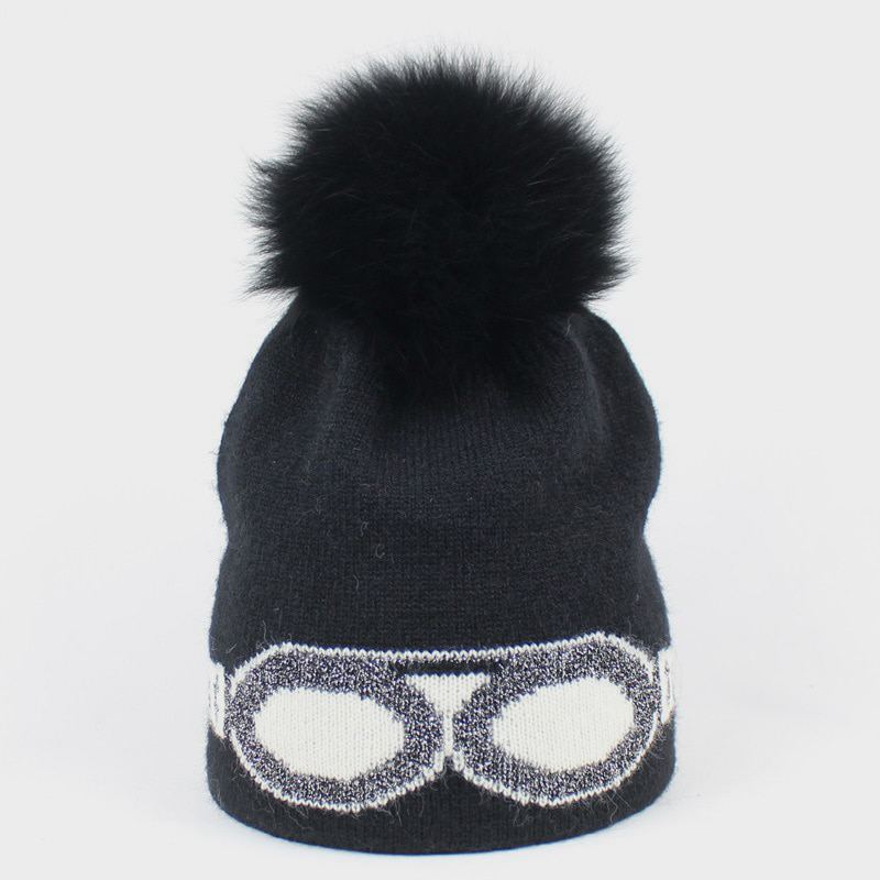 H00095 10% wol 90% geborsteld garen jacquard gebreide muts voor volwassenen H00095 10% wol 90% geborsteld garen jacquard gebreide muts voor volwassenen