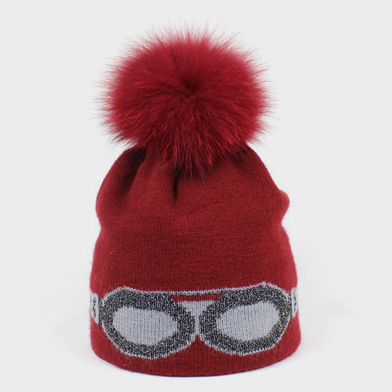 H00095 10% wol 90% geborsteld garen jacquard gebreide muts voor volwassenen H00095 10% wol 90% geborsteld garen jacquard gebreide muts voor volwassenen