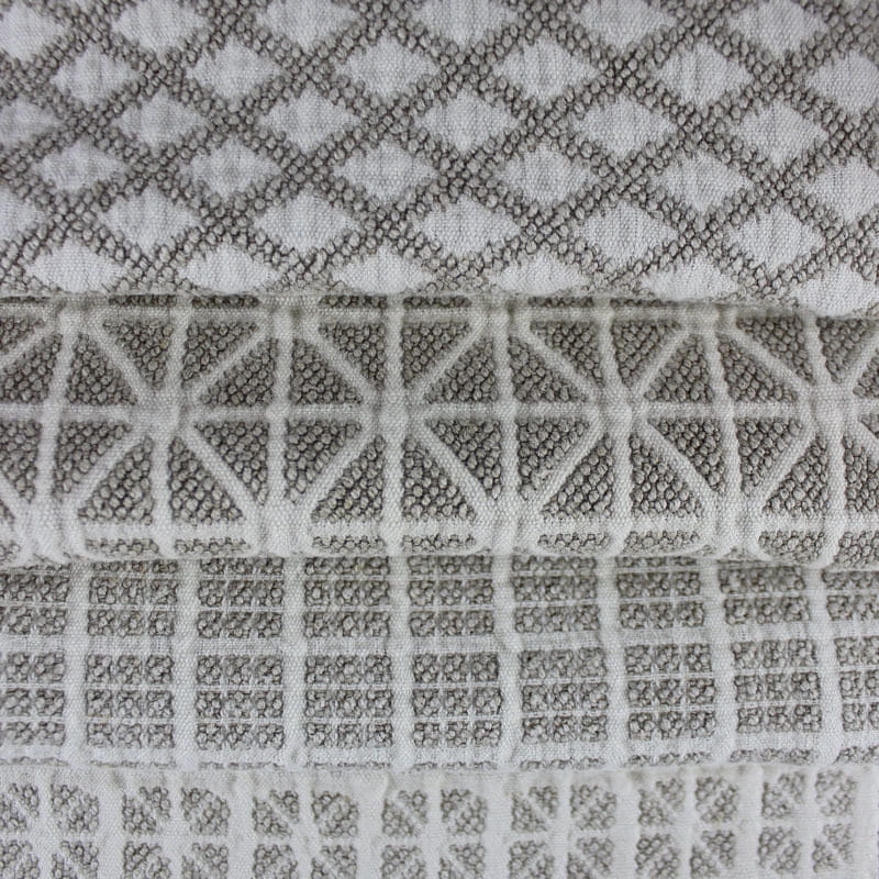 SM-A0022 15% katoen, 85% linnen jacquard katoen, linnen bankstof