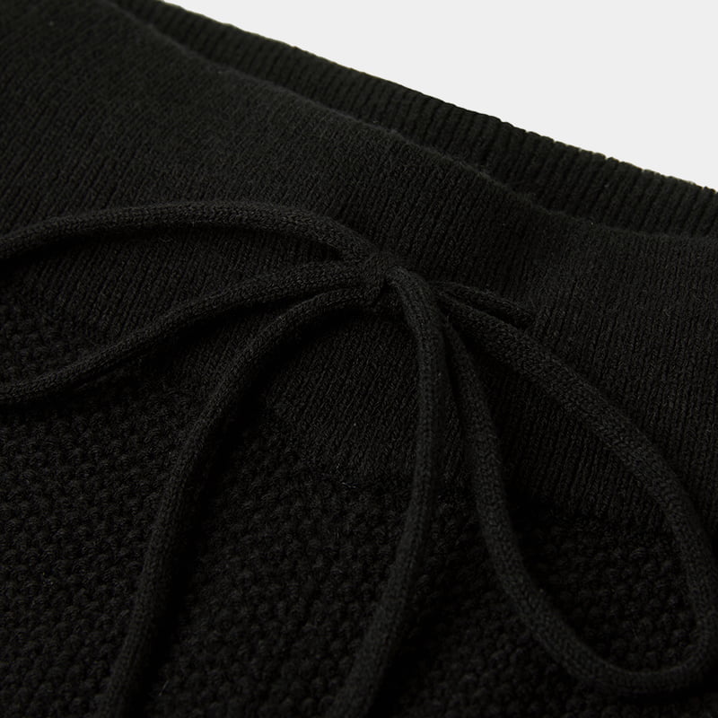 ML2237 Dikke, casual gebreide broek met hoge dichtheid en middelhoge taille ML2237 Dikke, casual gebreide broek met hoge dichtheid en middelhoge taille