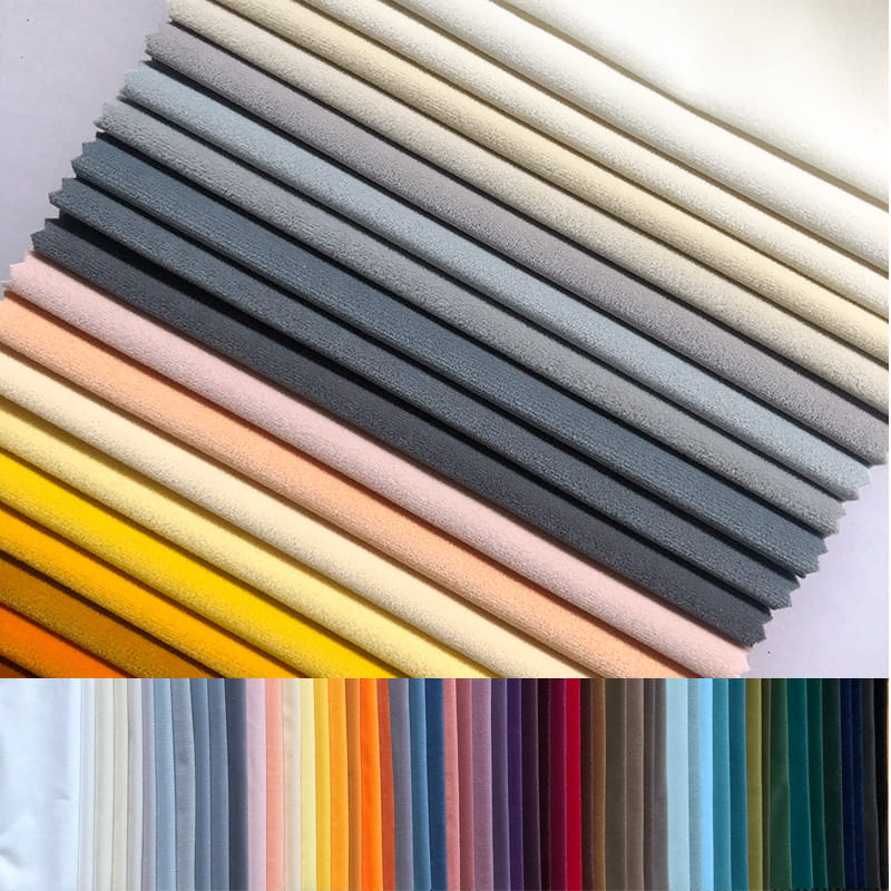 SM-B0023 53 kleuren Niet-gekapte enkelzijdige Nederlandse fluwelen bankstof