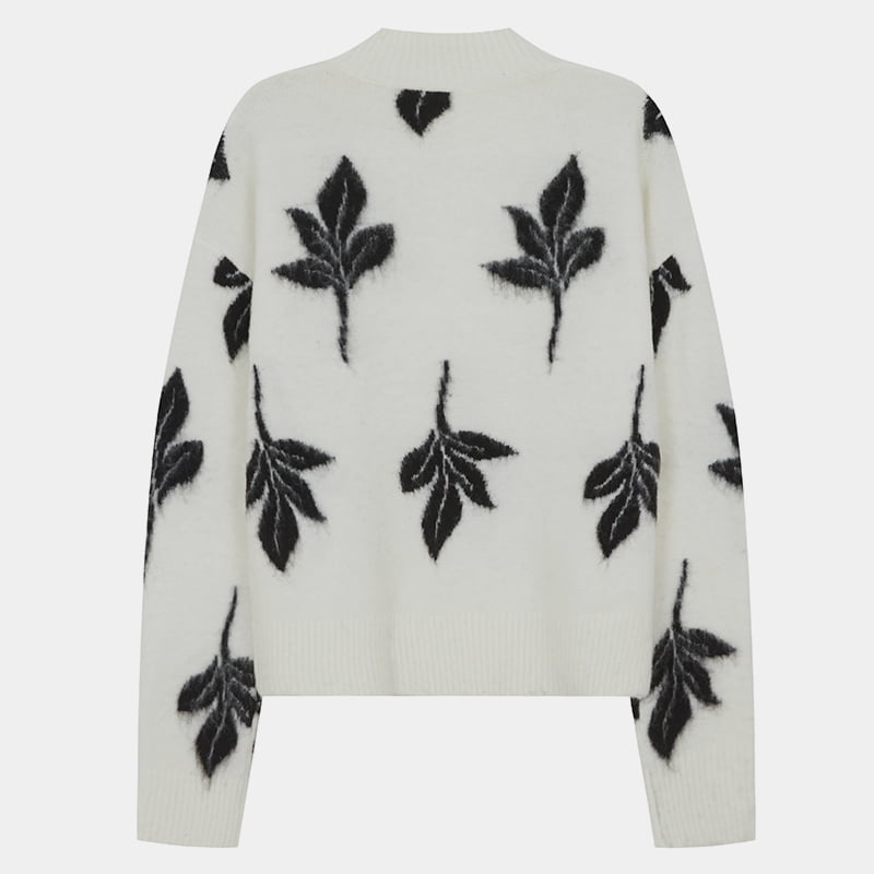 ML2208 Herfst halve coltrui mohairbladwollen trui gebreide trui ML2208 Herfst halve coltrui mohairbladwollen trui gebreide trui